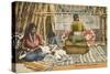 Navajo Rug Weavers, New Mexico-null-Stretched Canvas