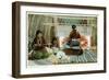 Navajo Rug Weavers-null-Framed Art Print