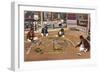 Navajo Sand Painting-null-Framed Art Print