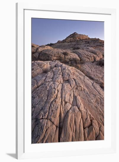 Navajo Sandstone at Dusk-James Hager-Framed Photographic Print