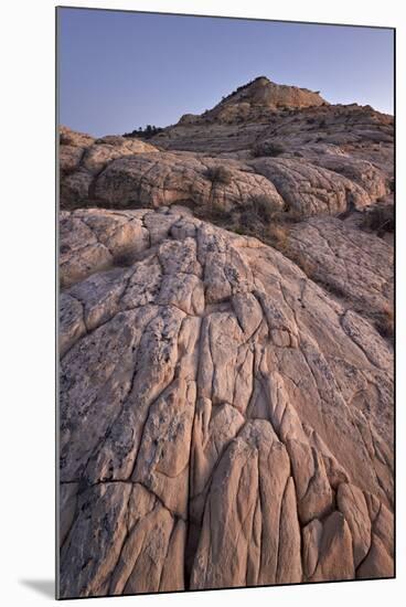 Navajo Sandstone at Dusk-James Hager-Mounted Photographic Print
