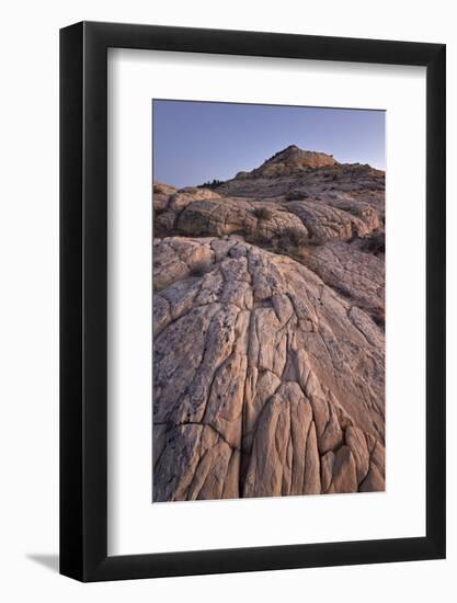 Navajo Sandstone at Dusk-James Hager-Framed Photographic Print