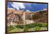 Navajo sandstone in Lower Calf Creek Falls Trail, Grand Staircase-Escalante National Monument, Utah-Michael Nolan-Framed Photographic Print