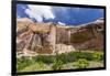 Navajo sandstone in Lower Calf Creek Falls Trail, Grand Staircase-Escalante National Monument, Utah-Michael Nolan-Framed Photographic Print