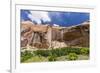 Navajo sandstone in Lower Calf Creek Falls Trail, Grand Staircase-Escalante National Monument, Utah-Michael Nolan-Framed Photographic Print