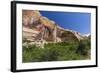 Navajo sandstone in Lower Calf Creek Falls Trail, Grand Staircase-Escalante National Monument, Utah-Michael Nolan-Framed Photographic Print