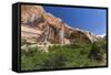 Navajo sandstone in Lower Calf Creek Falls Trail, Grand Staircase-Escalante National Monument, Utah-Michael Nolan-Framed Stretched Canvas
