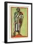 Navajo, Santa Fe Fiesta Illustration-null-Framed Premium Giclee Print