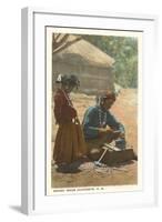 Navajo Silversmith, New Mexico-null-Framed Art Print