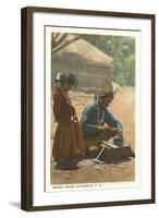 Navajo Silversmith, New Mexico-null-Framed Art Print