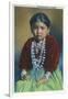 Navajo Silversmith's Daughter-Lantern Press-Framed Art Print