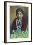 Navajo Silversmith's Daughter-Lantern Press-Framed Art Print