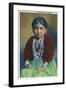 Navajo Silversmith's Daughter-Lantern Press-Framed Art Print