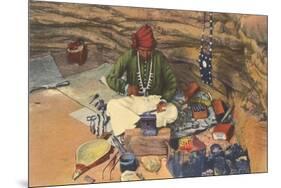 Navajo Silversmith-null-Mounted Premium Giclee Print