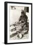 Navajo Silversmith-null-Framed Art Print