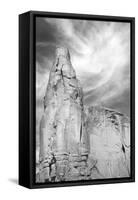 Navajo Skies BW-Douglas Taylor-Framed Stretched Canvas