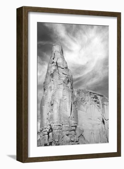 Navajo Skies BW-Douglas Taylor-Framed Photographic Print