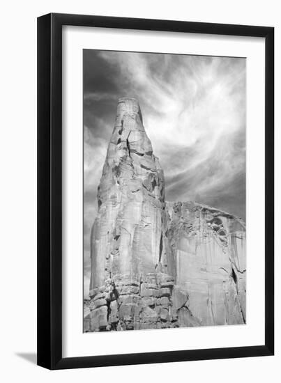 Navajo Skies BW-Douglas Taylor-Framed Photographic Print