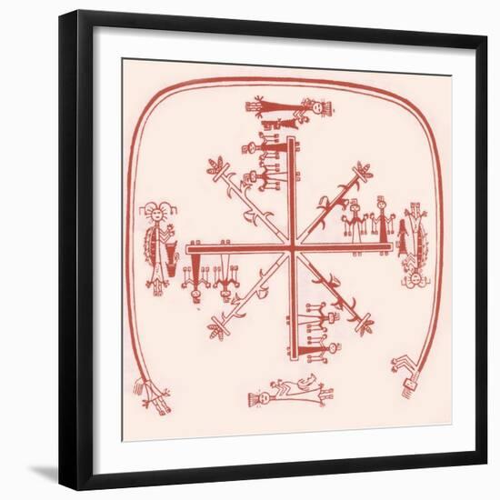 Navajo Swastika-Science Source-Framed Giclee Print