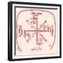 Navajo Swastika-Science Source-Framed Giclee Print