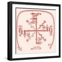 Navajo Swastika-Science Source-Framed Giclee Print