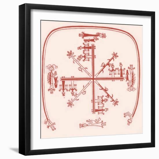 Navajo Swastika-Science Source-Framed Giclee Print