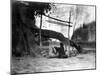 Navajo Weaver, C1905-Edward S^ Curtis-Mounted Premium Photographic Print