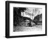 Navajo Weaver, C1905-Edward S^ Curtis-Framed Photographic Print