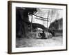 Navajo Weaver, C1905-Edward S^ Curtis-Framed Photographic Print