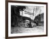 Navajo Weaver, C1905-Edward S^ Curtis-Framed Photographic Print