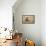 Navajo Woman Baking Bread-null-Framed Stretched Canvas displayed on a wall