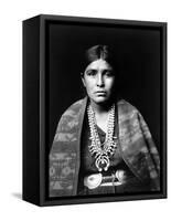Navajo Woman, C1904-Edward S^ Curtis-Framed Stretched Canvas