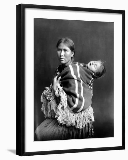 Navajo Woman & Child, C1914-null-Framed Photographic Print