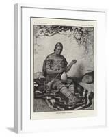 Navajo Woman Spinning-null-Framed Giclee Print