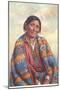 Navajo Woman-null-Mounted Art Print