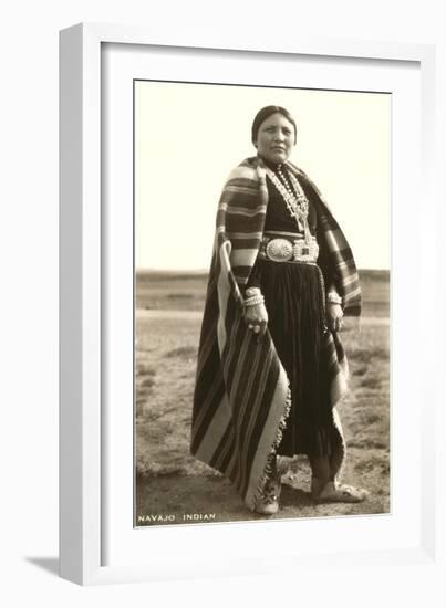 Navajo Woman-null-Framed Art Print