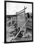 Navajo Women Weaving Blankets Photograph-Lantern Press-Framed Art Print