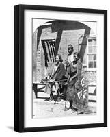 Navajos in Fort Defiance-null-Framed Giclee Print