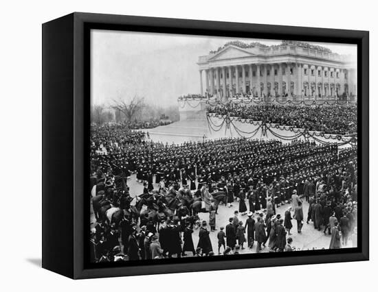 Naval Academy Cadets Attending Wilson's Inauguration-null-Framed Stretched Canvas