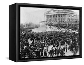 Naval Academy Cadets Attending Wilson's Inauguration-null-Framed Stretched Canvas