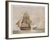 Naval Action off Candia Engagement Between the British Warship Leander and the French Le Genereux-C.h. Seaforth-Framed Art Print