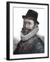 Naval Administration and Commander Sir John Hawkins (1532-1595)-Stefano Bianchetti-Framed Giclee Print