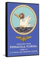 Naval Air Center, Pensacola, Florida, Duck with Goggles-null-Framed Stretched Canvas
