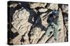 Naval Air Crewmen Is Lowered in a Rescue Hoist from an Mh-60S Sea Hawk-null-Stretched Canvas