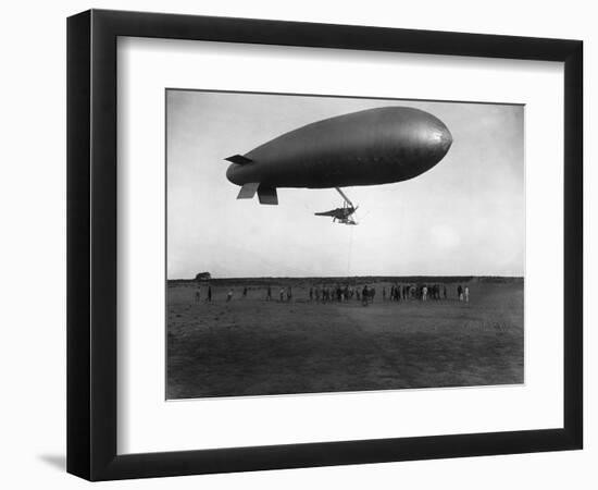 Naval Airship in Dardanelles, World War I-null-Framed Photographic Print