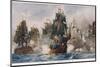 Naval Battle 1782-Charles Dixon-Mounted Photographic Print