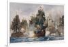 Naval Battle 1782-Charles Dixon-Framed Photographic Print