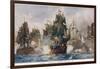 Naval Battle 1782-Charles Dixon-Framed Photographic Print