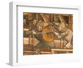 Naval Battle at Punta Di San Salvatore, Scene from Stories of Alexander III, 1407-1408-Spinello Aretino-Framed Giclee Print