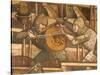 Naval Battle at Punta Di San Salvatore, Scene from Stories of Alexander III, 1407-1408-Spinello Aretino-Stretched Canvas